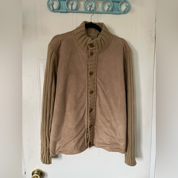Ted Baker Wool-blend knit brown sweater - Picture 1 of 11